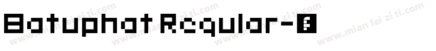 Batuphat Regular字体转换